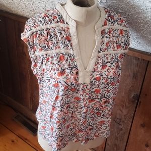 Lucky brand floral blouse